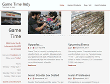 Tablet Screenshot of gametimeindy.com